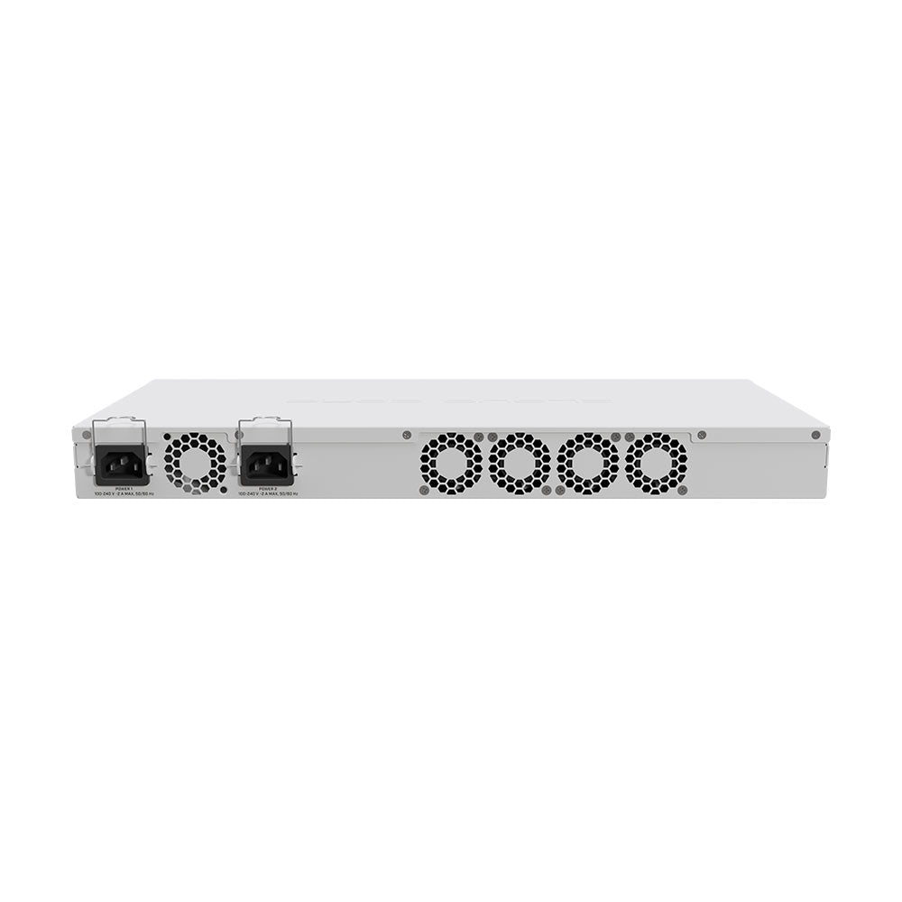 MikroTik Cloud Core Router CCR2116-12G-4S+, 4x SFP+ cage, 13x GB LAN, M.2 PCIe slot, 1U rACkmount case, Dual PSU