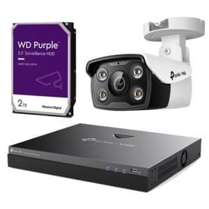 VIGI NVR2016H-16P, VIGI C340(2.8mm/4mm), WD43PURZ