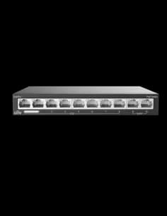 Uniview UNV 8-Port PoE Switch 88W with 2 Uplinks | NSW2020-10T-POE-IN