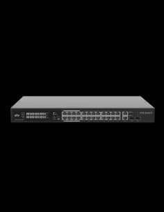 Uniview 24 Port 10/100 PoE Ethernet Switch | NSW2020-24T2GC-POE-IN