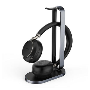 Yealink BH76 Headset, Black with Charging Stand, USB-A Connection, Teams Certified