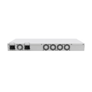 MikroTik Cloud Core Router CCR2116-12G-4S+, 4x SFP+ cage, 13x GB LAN, M.2 PCIe slot, 1U rACkmount case, Dual PSU