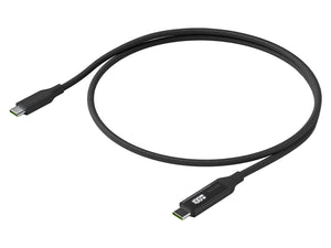 Ubiquiti USB-C Cable with Charge Display Black | UACC-Cable-USB-100W-1M-BK