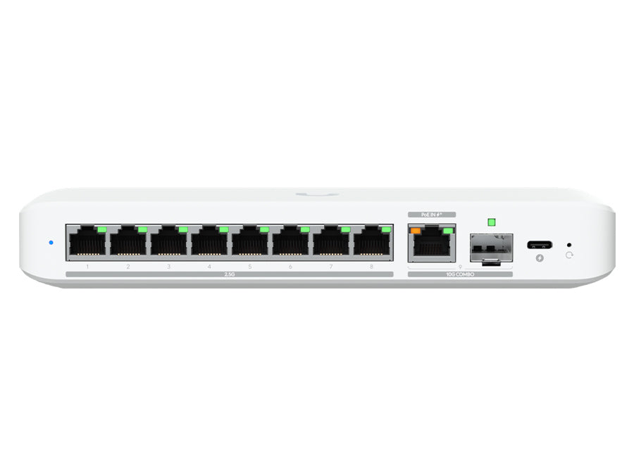 Ubiquiti UniFi Flex 2.5G 8 Port 2.5G with 10G Combo Uplink | USW-Flex-2.5G-8