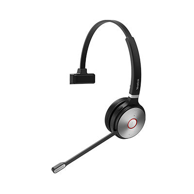 Yealink WH66-Mono DECT Wireless On Ear Mono Headset With Touch Screen Base Station
