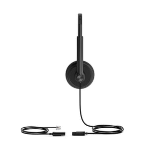 Yealink YHS34 Lite Dual Headset With RJ-9 And Foam Ear Cushions