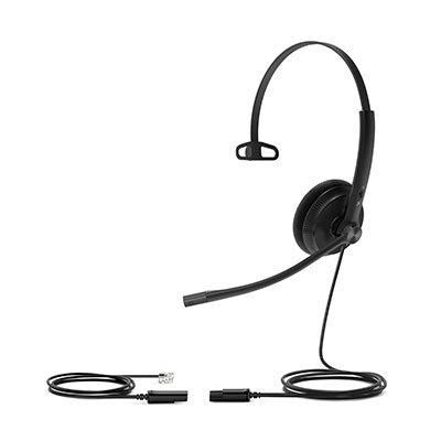 Yealink YHS34 Lite Mono Headset With RJ-9 And Foam Ear Cushions