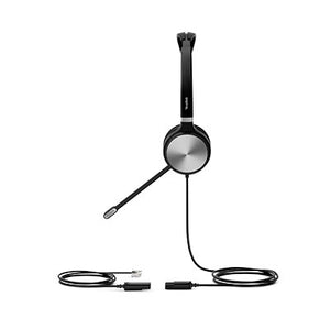 Yealink YHS36 Dual Headset With RJ-9 And Leatherette Ear Cushions