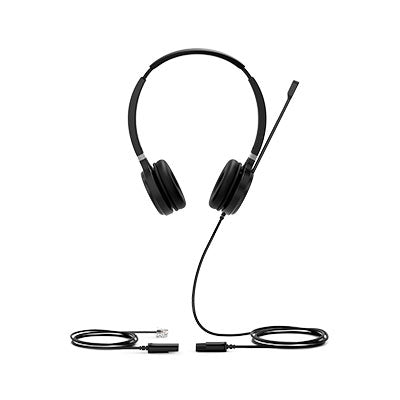 Yealink YHS36 Dual Headset With RJ-9 And Leatherette Ear Cushions