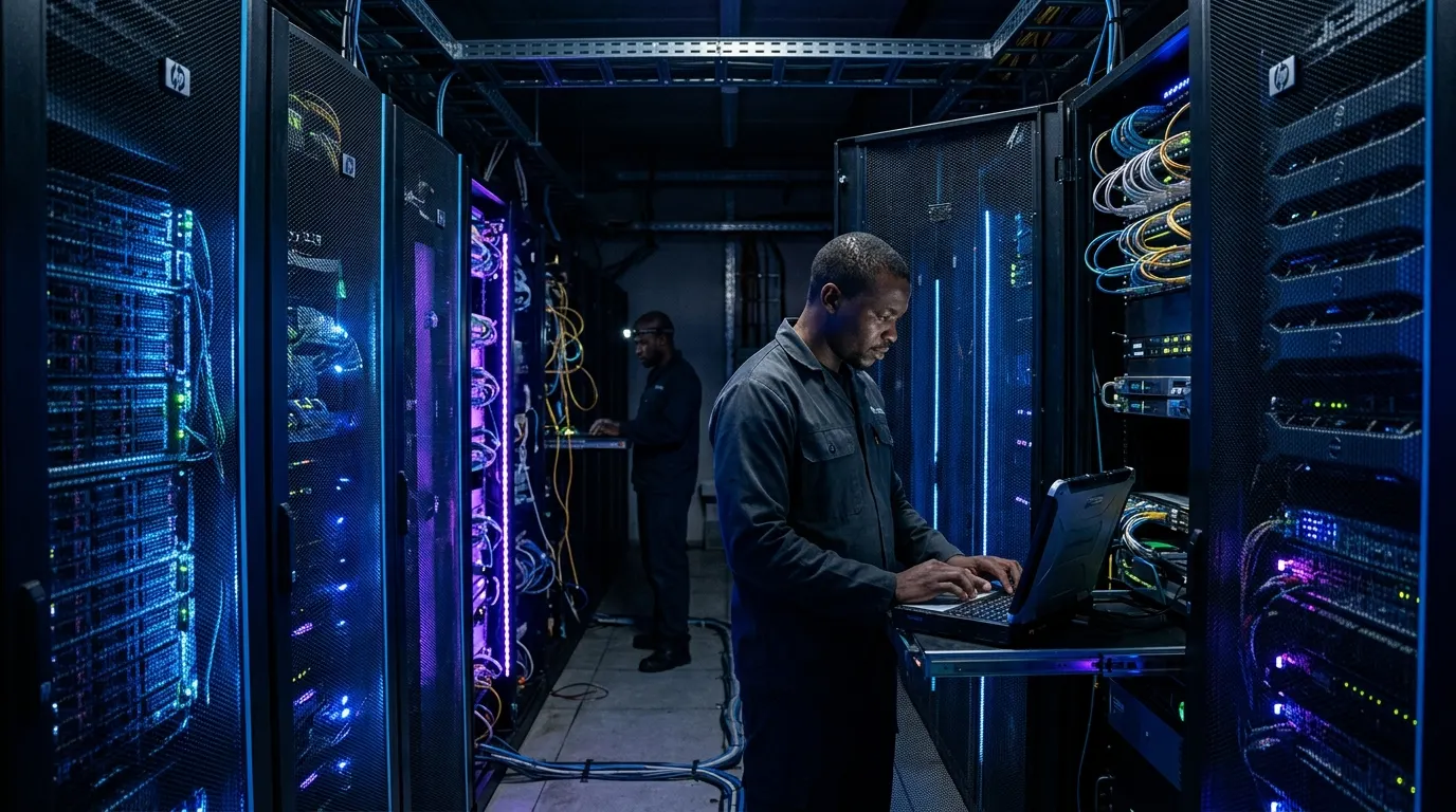 Unified Cloud PBX: Connecting Centurion Hq and Sandton Sites — generated editorial image