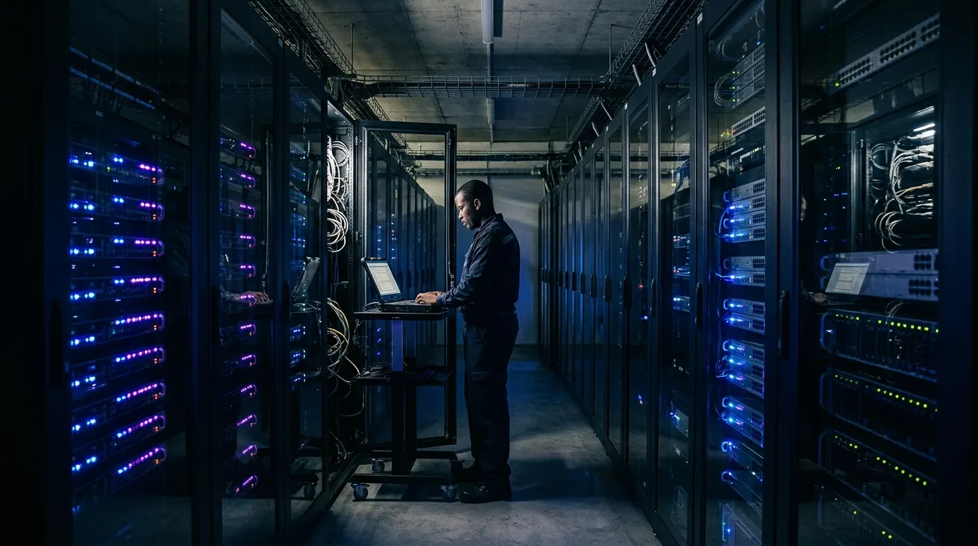Enterprise Vps Resilience: Cloud Workloads During Office Fibre Cuts — generated editorial image