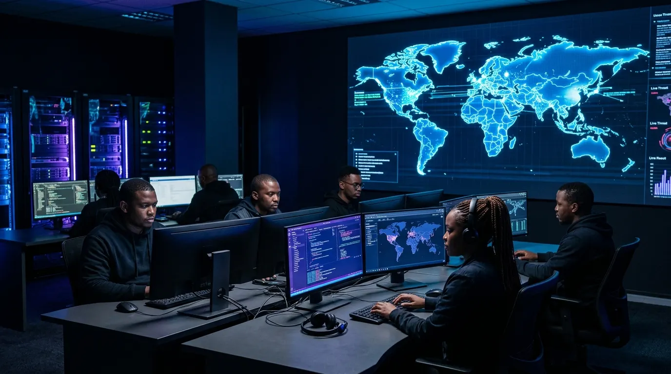 Multi-Location Soc: Securing Midrand, Pretoria, and Wfh Tenants — generated editorial image