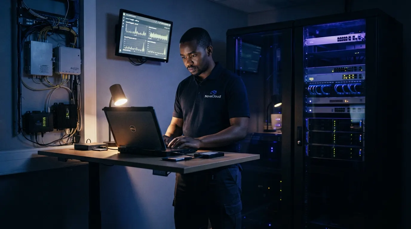Hybrid Connectivity Architecture: Business Fibre, Microwave, and LTE Failover in Gauteng — hybrid, connectivity, fibre photograph