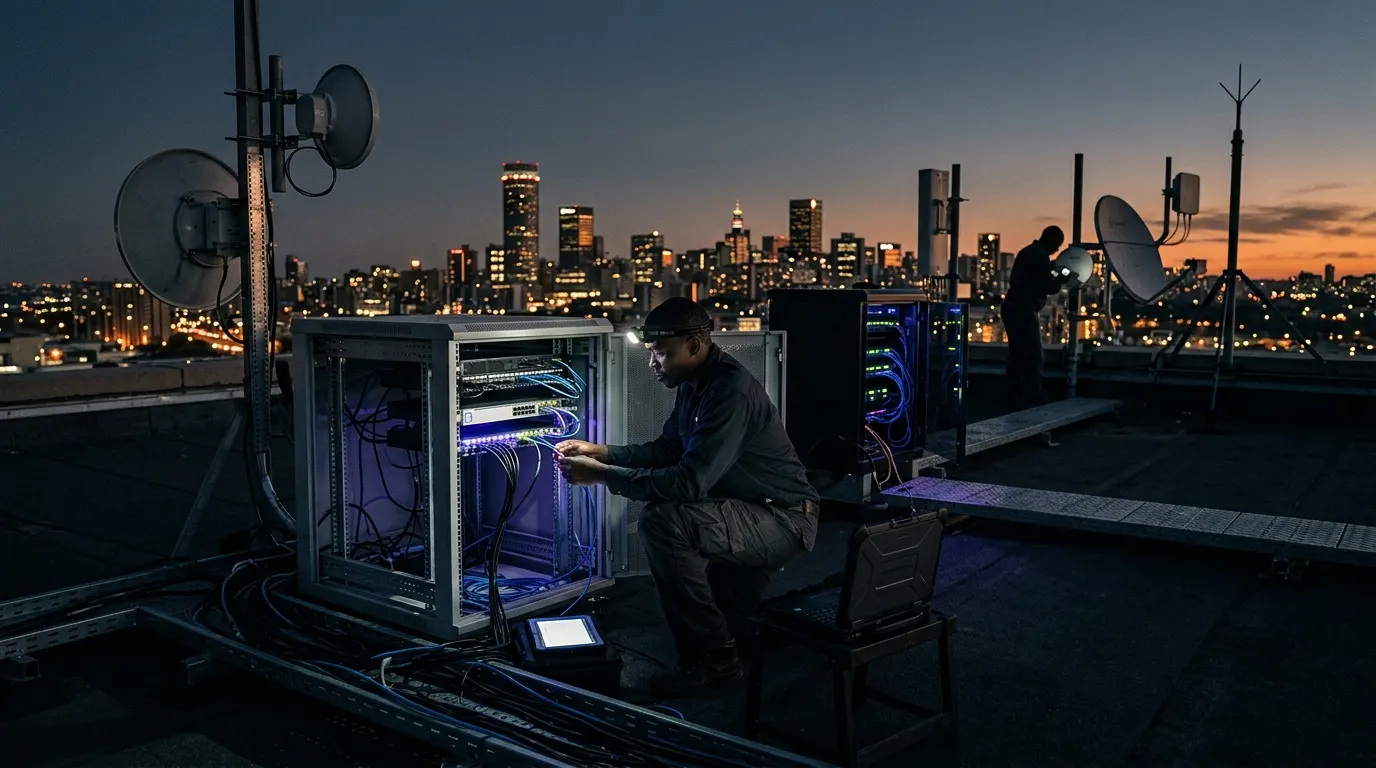 Symmetrical Fibre: The Strategic Business Guide to Modern Connectivity — symmetrical fibre the strategic business editorial photograph